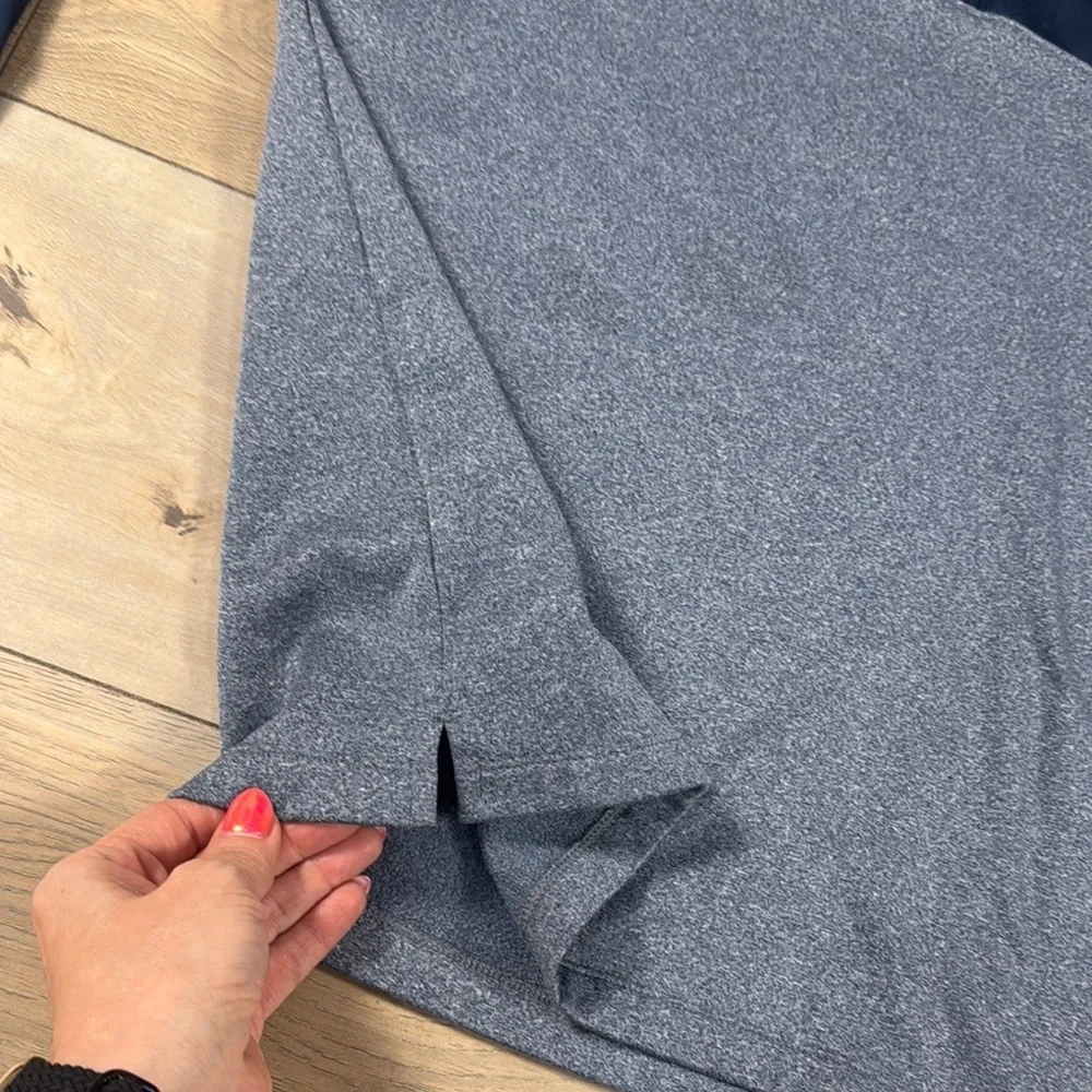 Nike Men's Therma Core Navy Blue Half-Zip Golf Pullover long sleeve - Picture 3 of 10